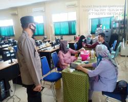 SERBUAN VAKSINASI POLSEK MANCAK PO