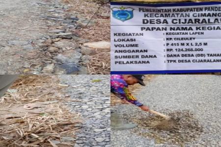 DIDUGA PROYEK KEGIATAN LAPEN DI DE