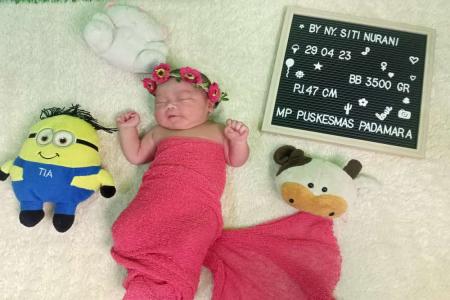 Foto Selfi Beby Dan Pelayanan Puskesma