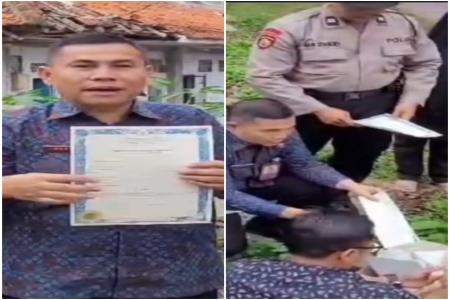 SEBANYAK 1,128 BLANGKO IJAZAH SMP 