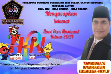 Ucapan selamat Hari Pers Nasional Tahu