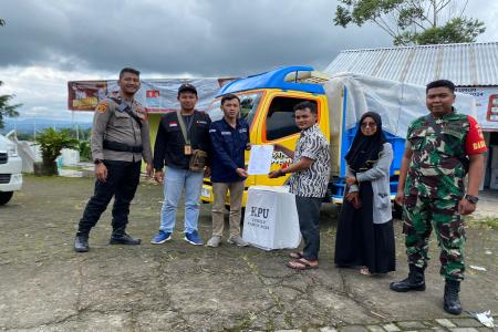 Polsek Garung Koramil Garung KPU PPK d