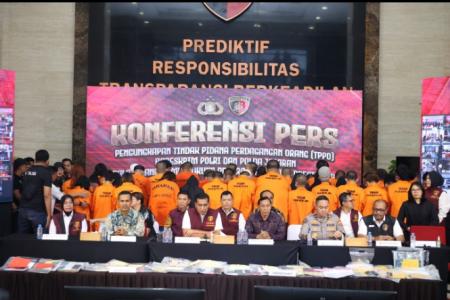 POLRI BERHASIL UNGKAP 397 KASUS TP