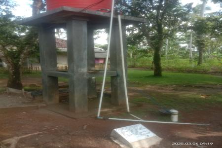 PEMBANGUNAN SUMUR BOR DILEWI CADAS