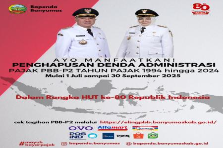 PEMKAB BANYUMAS HAPUSKAN DENDA PAJ