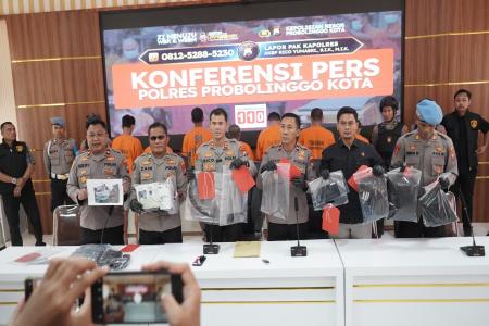 Polres Probolinggo Kota Amankan Tersan