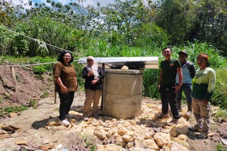 Resmikan Pemanfaatan Sumur di Dk Pepe 