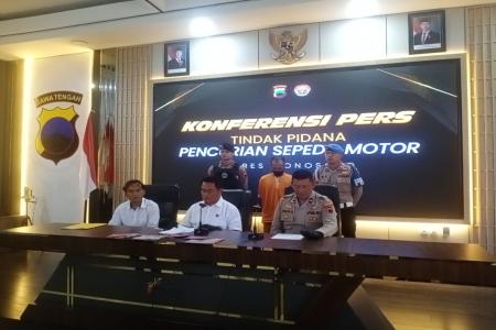 Polres Wonosobo Tangkap Pelaku Pencurian Sepeda Motor di Kalikajar Dir