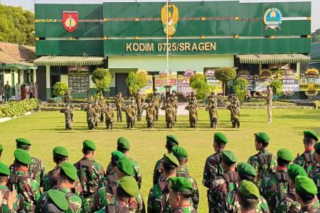 HUT TNI Kodim Sragen Dapat Kejutan Dar