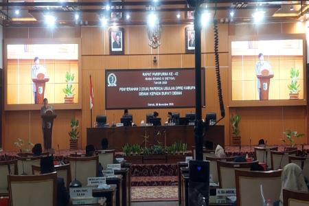 DPRD Demak Gelar Rapat Paripurna ke42 Dua Raperda Strategis Resmi Dise